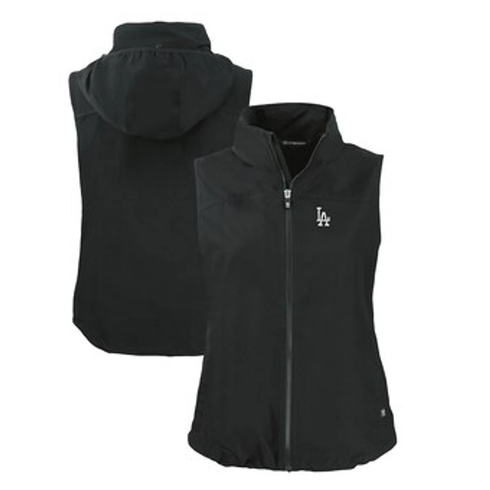 Women's Cutter & Buck Los Angeles Dodgers Charter Eco Recycled Full-Zip Vest