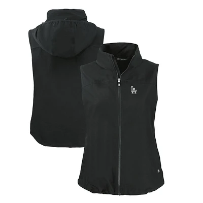 Women's Cutter & Buck Los Angeles Dodgers Charter Eco Recycled Full-Zip Vest