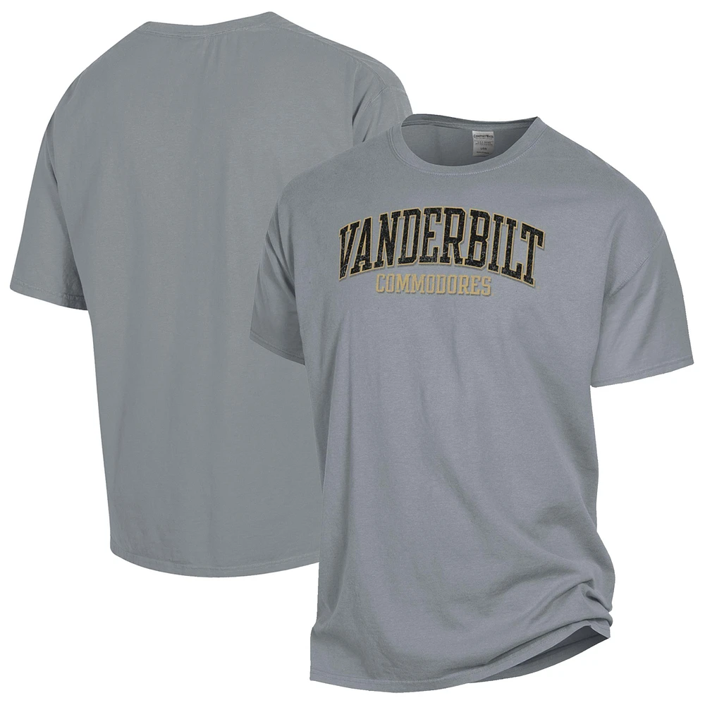 Men's Comfort Wash Gray Vanderbilt Commodores T-Shirt