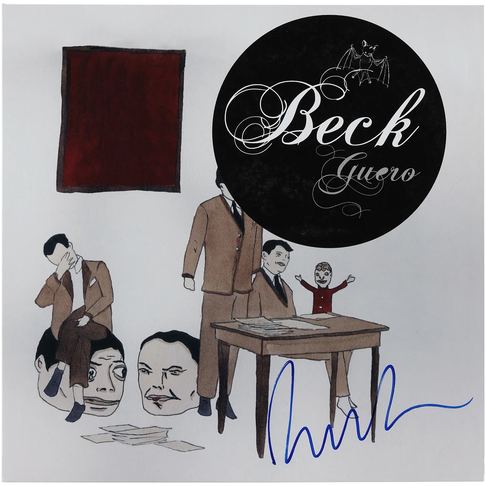 Beck Autographed Guero Album Cover - BAS