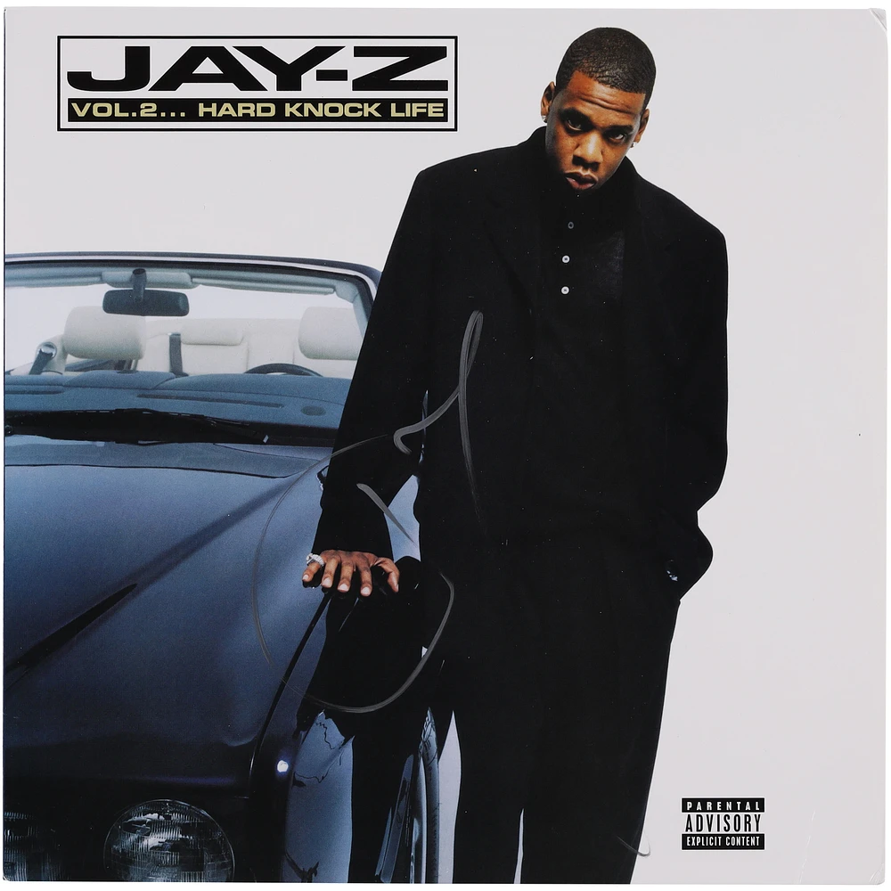 Jay-Z Autographed Vol. 2 Hard Knock Life Album Cover - BAS