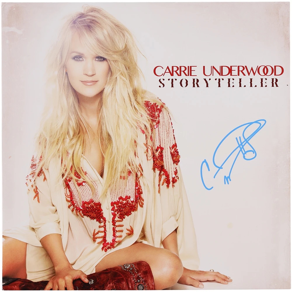 Carrie Underwood Autographed Storyteller Album Cover - JSA