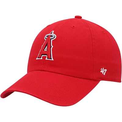 Youth '47 Red Los Angeles Angels Clean Up Adjustable Hat