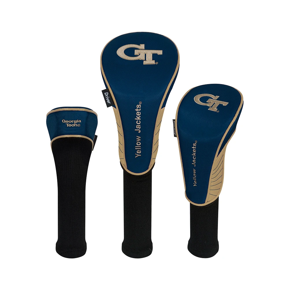 WinCraft Georgia Tech Yellow Jackets Three-Pack Golf Club Headcover Set