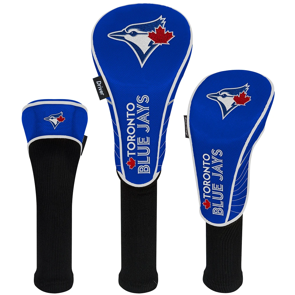 WinCraft Toronto Blue Jays Three-Pack Golf Club Headcover Set