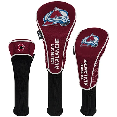 WinCraft Colorado Avalanche Three-Pack Golf Club Headcover Set