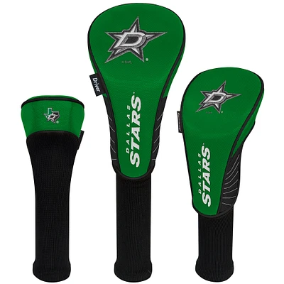 WinCraft Dallas Stars Three-Pack Golf Club Headcover Set