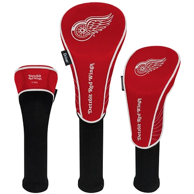 WinCraft Detroit Red Wings Three-Pack Golf Club Headcover Set