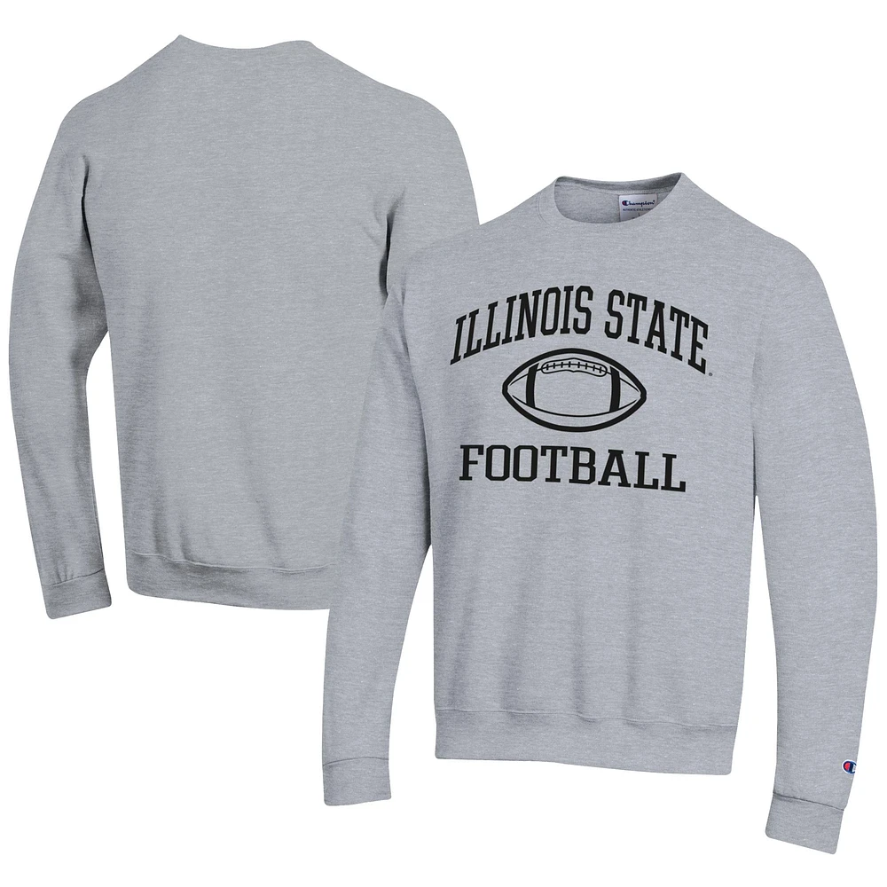 Men's Champion Illinois State Redbirds Football Powerblend Pullover Sweatshirt