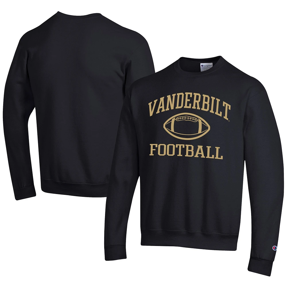 Men's Champion Vanderbilt Commodores Football Powerblend Pullover Sweatshirt