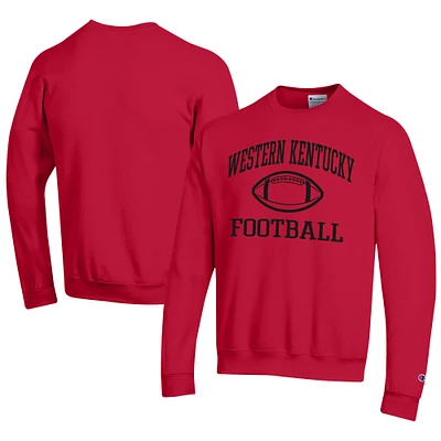Men's Champion Western Kentucky Hilltoppers Football Powerblend Pullover Sweatshirt