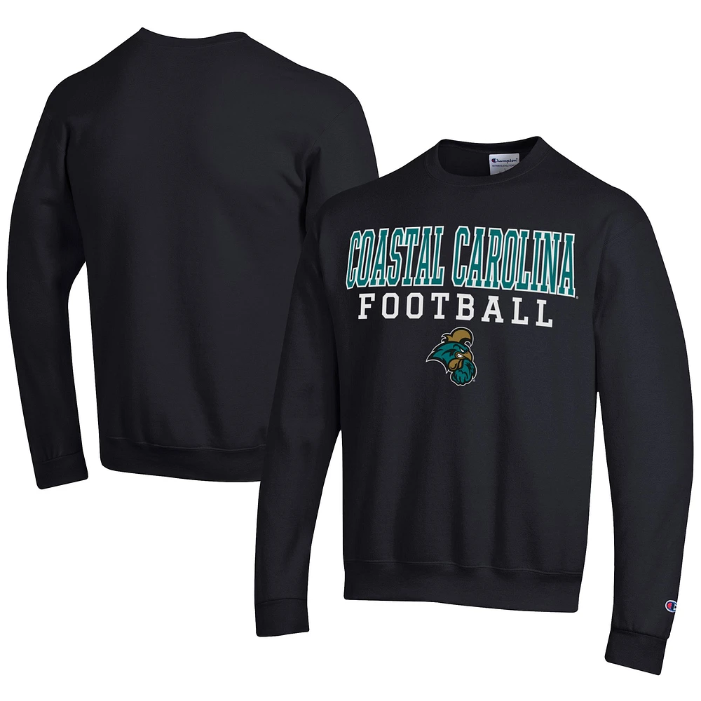 Men's Champion Coastal Carolina Chanticleers Football Powerblend Pullover Sweatshirt