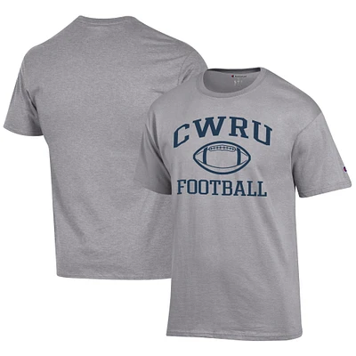 Men's Champion Gray Case Western Reserve Spartans Football Jersey T-Shirt