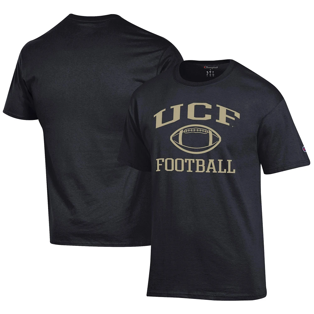 Men's Champion Black UCF Knights Football Jersey T-Shirt
