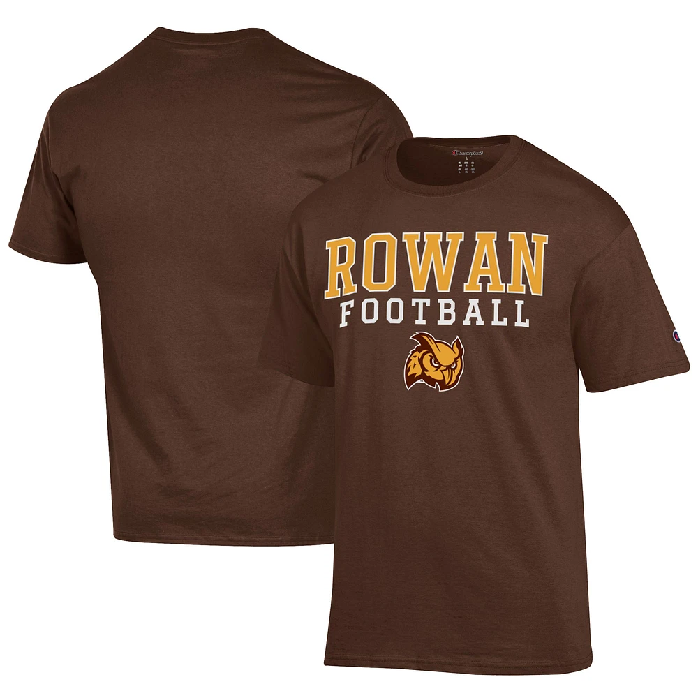 Men's Champion Brown Rowan Profs Football Jersey T-Shirt