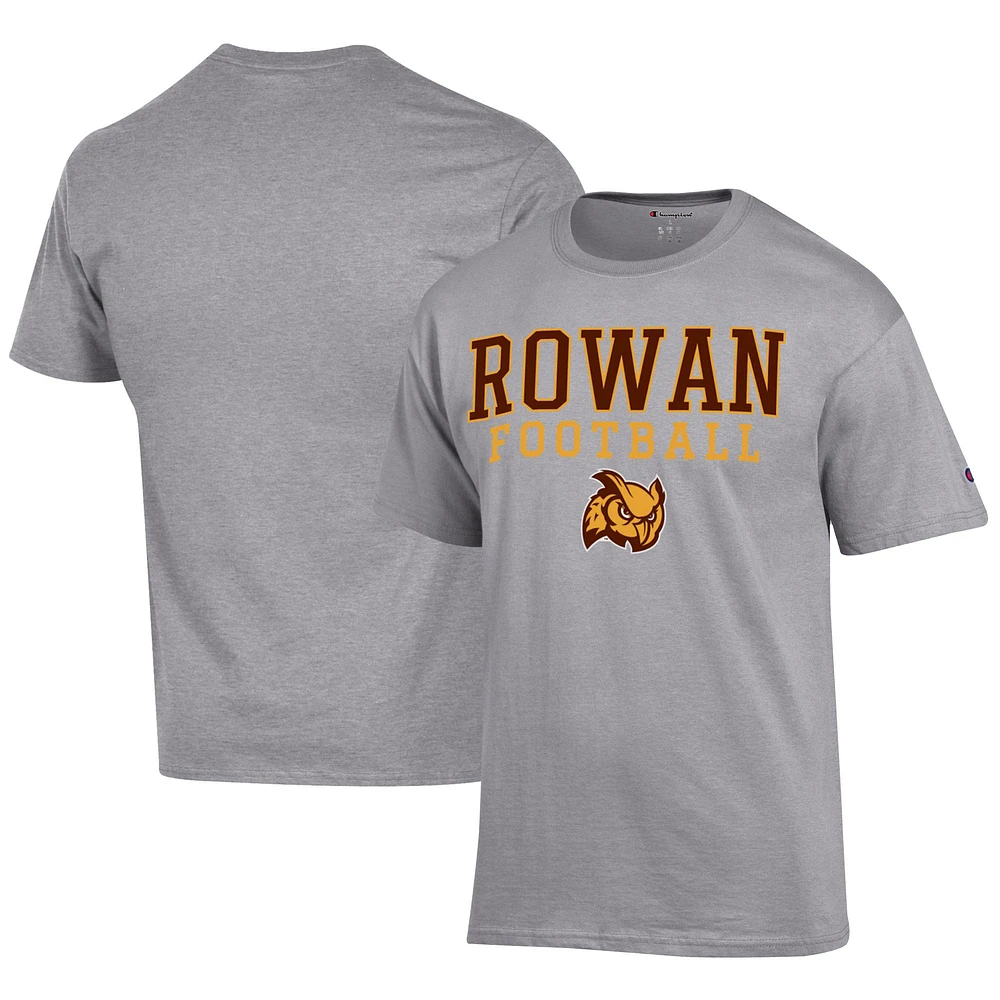 Men's Champion Gray Rowan Profs Football Jersey T-Shirt