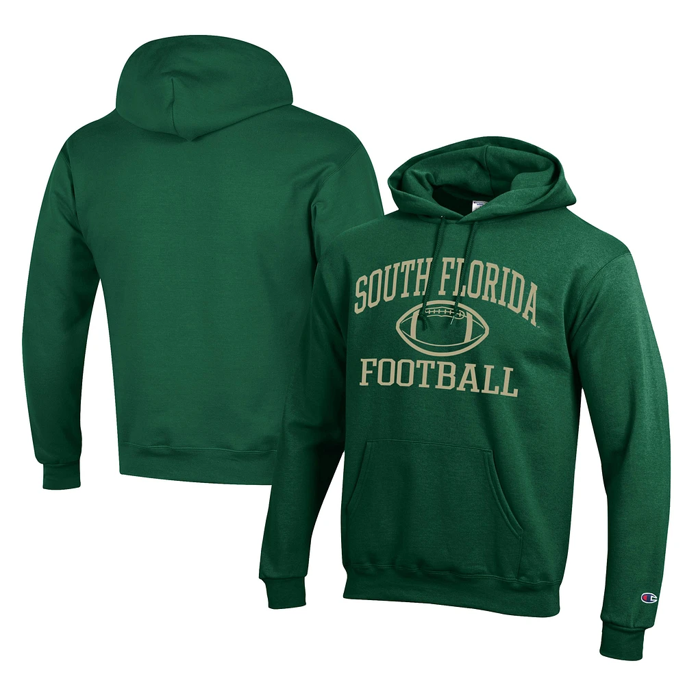 Men's Champion South Florida Bulls Football Eco Powerblend Pullover Hoodie