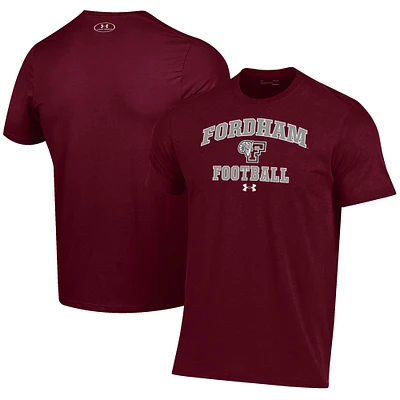 Men's Under Armour Maroon Fordham Rams Football Performance T-Shirt