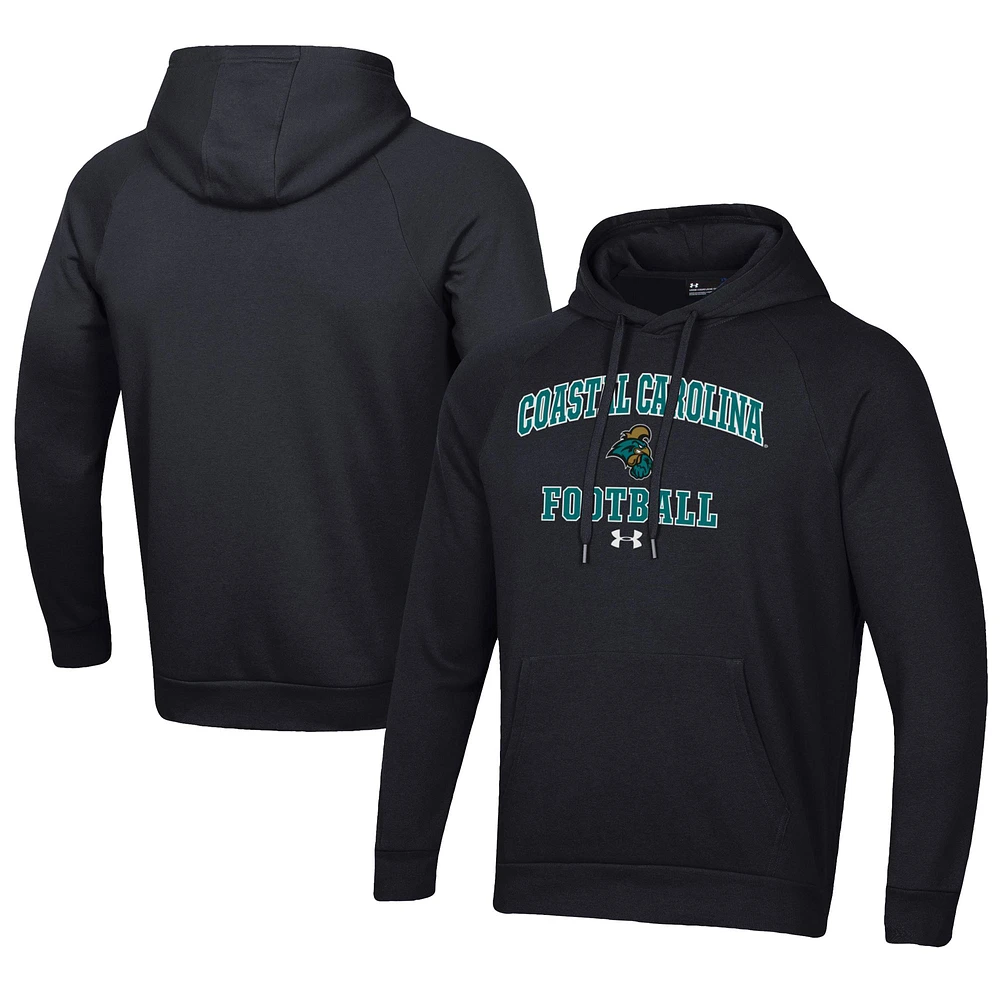 Men's Under Armour Coastal Carolina Chanticleers Football All Day Fleece Pullover Hoodie