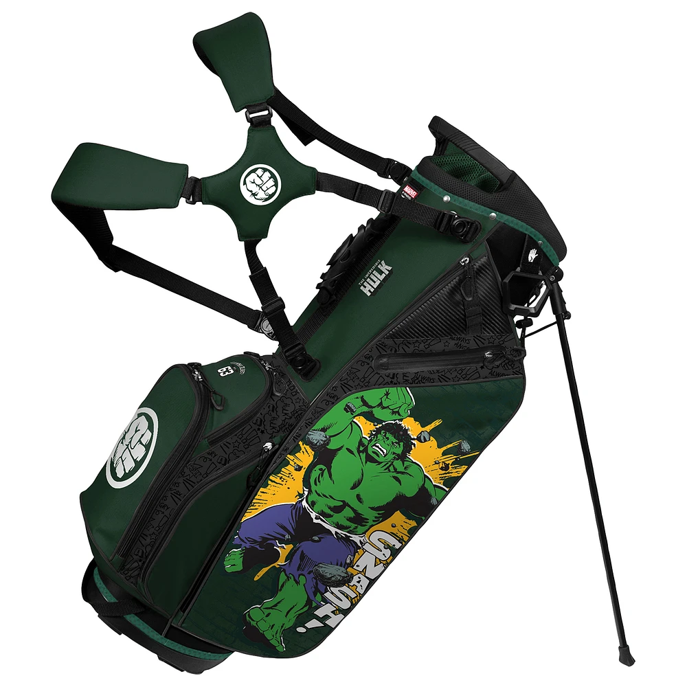 WinCraft Hulk Caddie Carry Hybrid Golf Bag