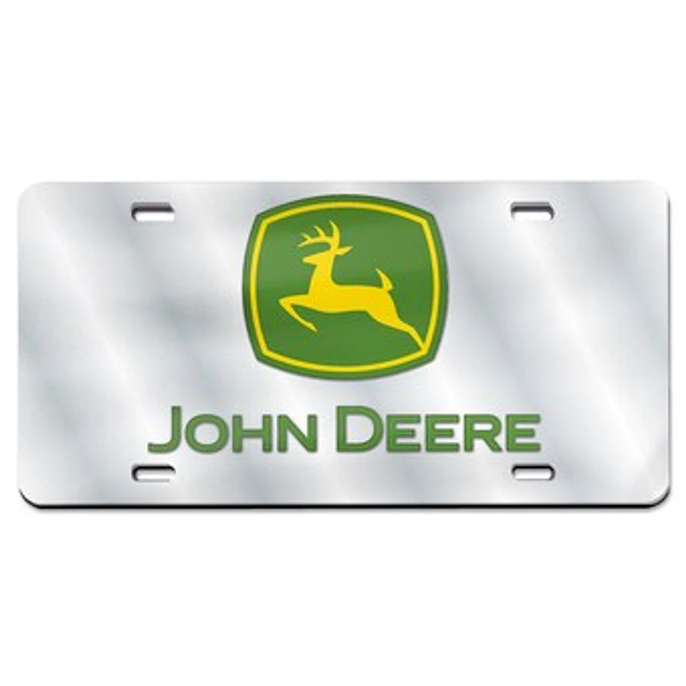 WinCraft John Deere Laser Cut Acrylic License Plate
