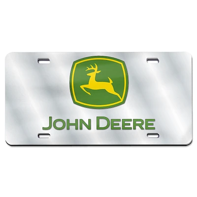 WinCraft John Deere Laser Cut Acrylic License Plate