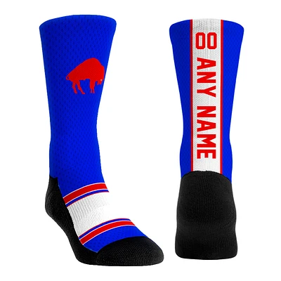 Youth Rock Em Socks Royal Buffalo Bills Throwback Jersey Custom Crew Socks