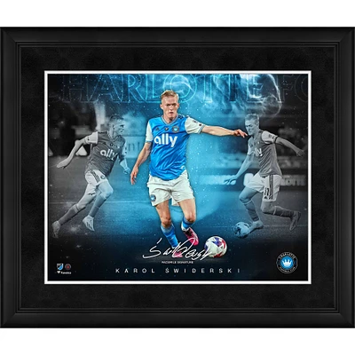 Karol Swiderski Charlotte FC Framed 16" x 20" Stars of the Game Collage
