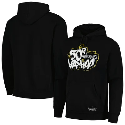 Unisex Mitchell & Ness Black 50th Anniversary of Hip Hop Hoodie