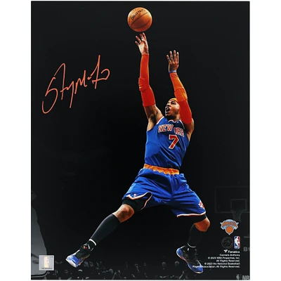 Carmelo Anthony New York Knicks Autographed 11" x 14" Spotlight Photograph