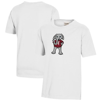 Youth White Alabama Crimson Tide Logo Comfort Wash T-Shirt