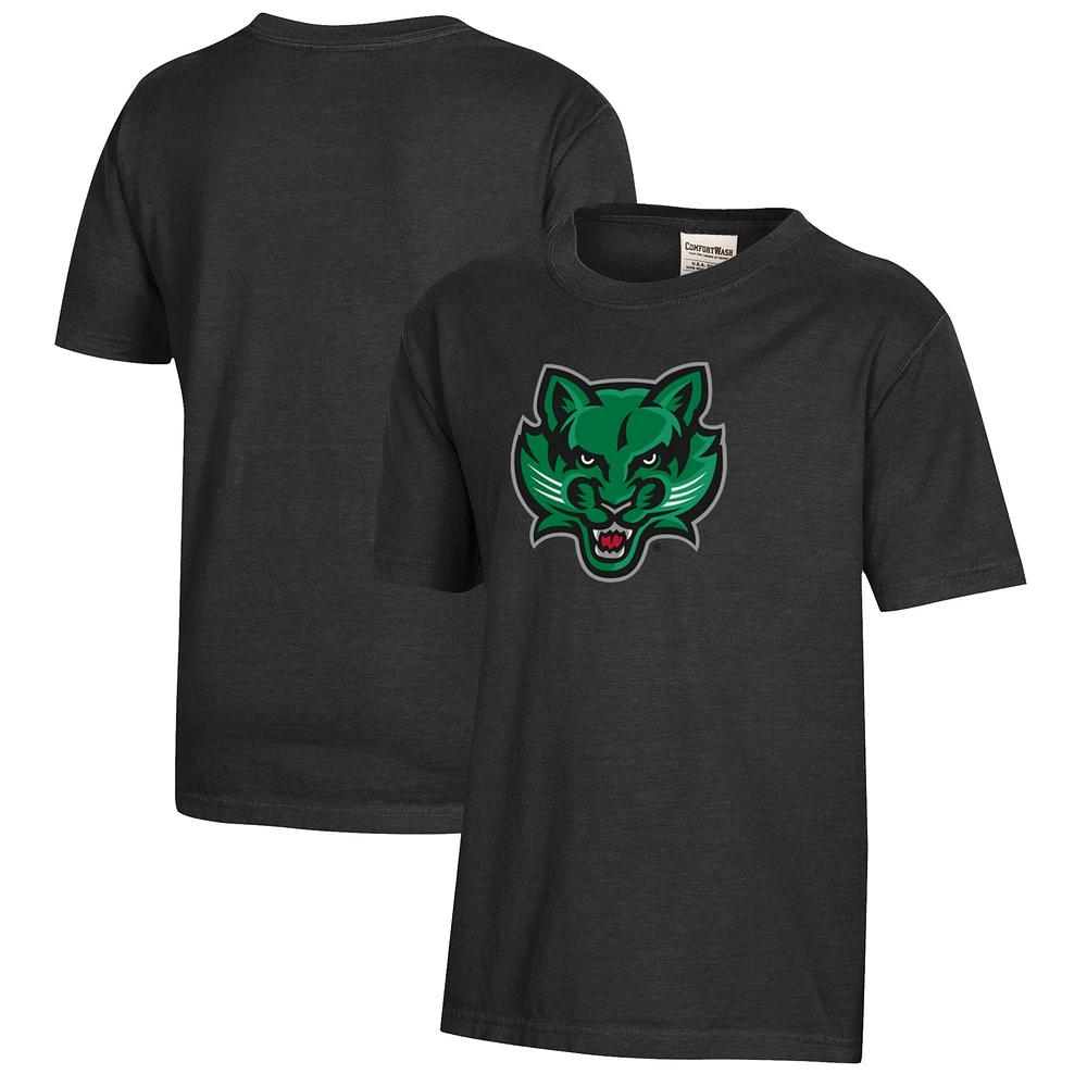 Youth Black Binghamton Bearcats Logo Comfort Wash T-Shirt