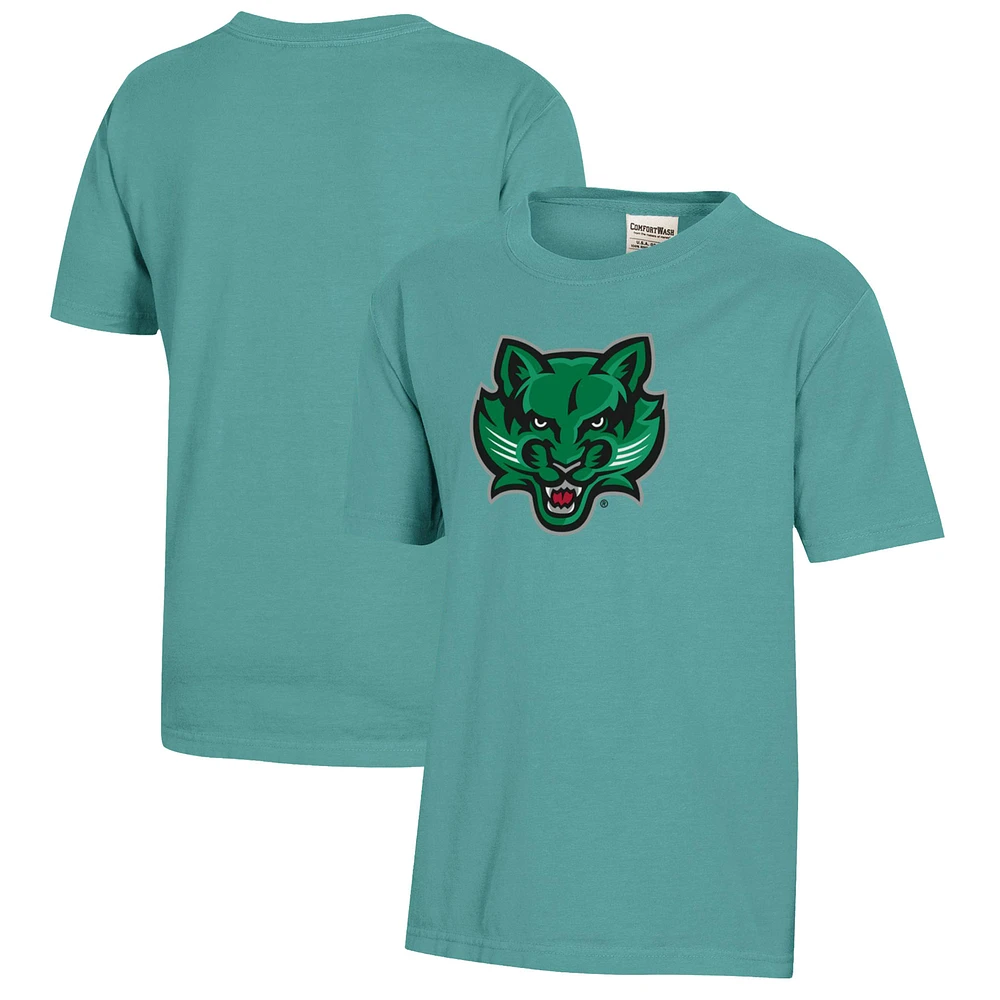 Youth Green Binghamton Bearcats Logo Comfort Wash T-Shirt