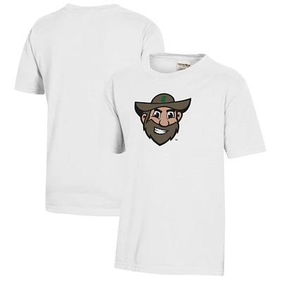 Youth White Charlotte 49ers Logo Comfort Wash T-Shirt