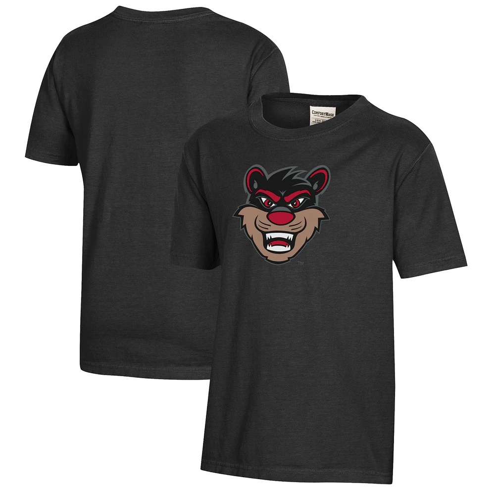 Youth Black Cincinnati Bearcats Logo Comfort Wash T-Shirt