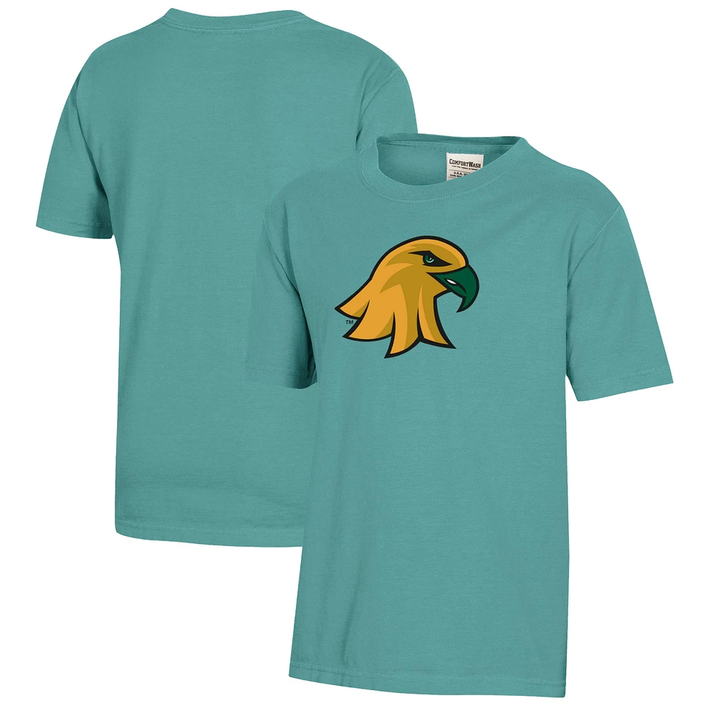 Youth Green SUNY Brockport Golden Eagles Logo Comfort Wash T-Shirt