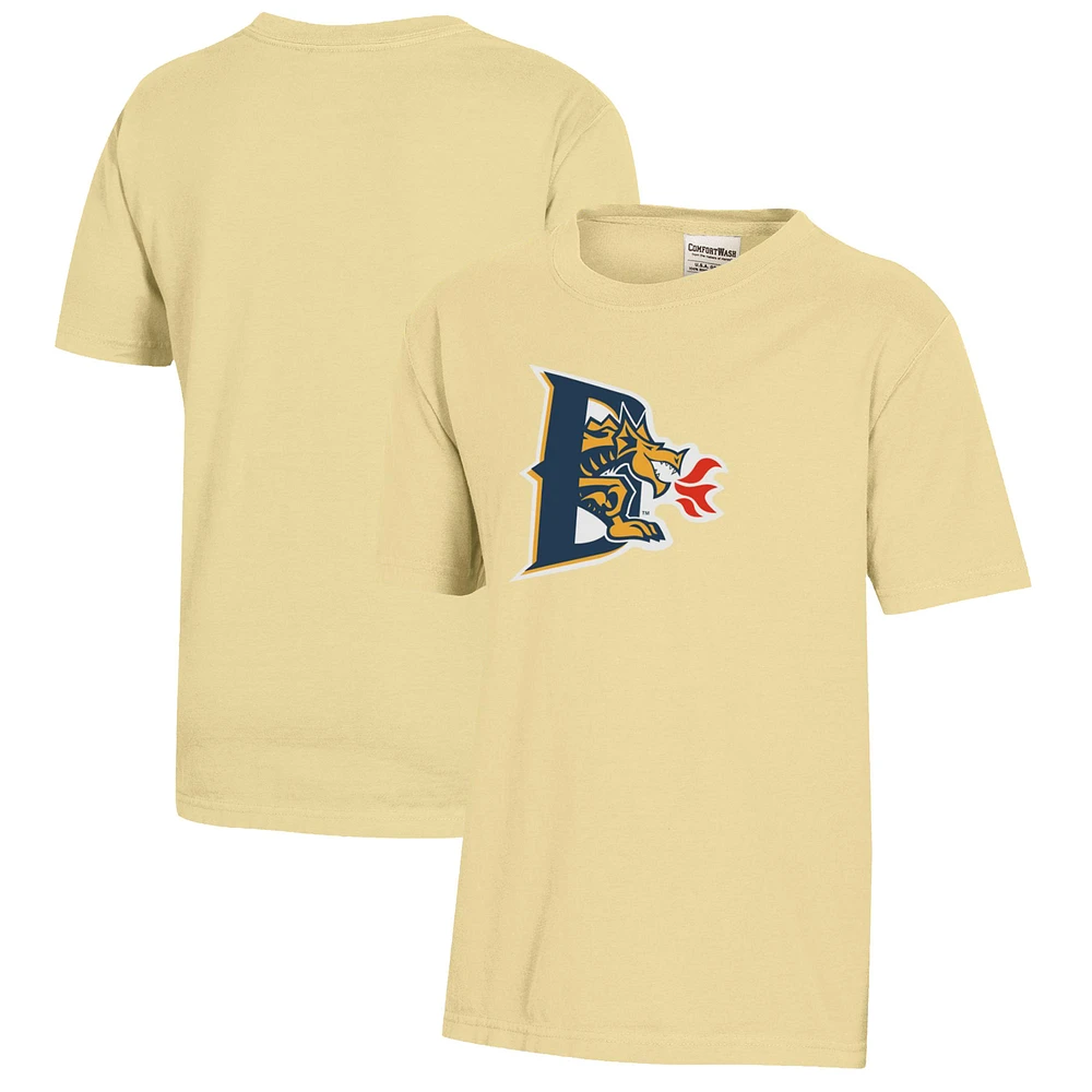 Youth Gold Drexel Dragons Logo Comfort Wash T-Shirt