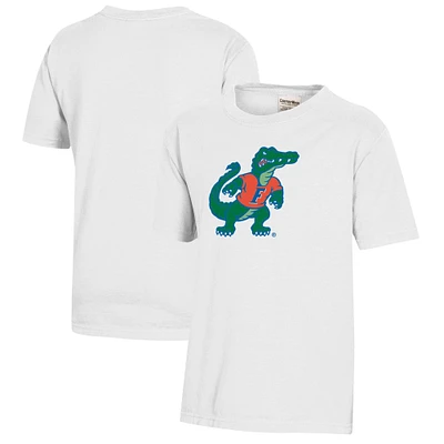 Youth White Florida Gators Logo Comfort Wash T-Shirt