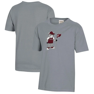 Youth Gray Fordham Rams Logo Comfort Wash T-Shirt