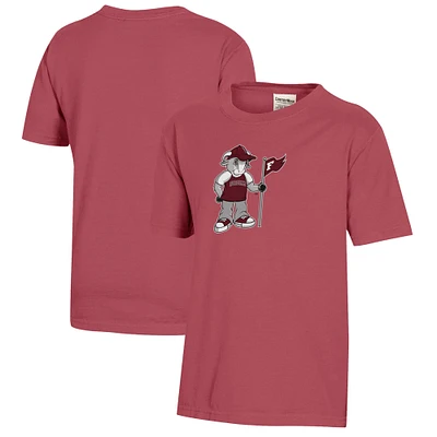 Youth  Maroon Fordham Rams Logo Comfort Wash T-Shirt