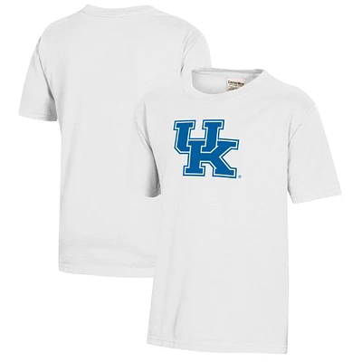 Youth White Kentucky Wildcats Logo Comfort Wash T-Shirt