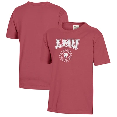 Youth Crimson Loyola Marymount Lions Logo Comfort Wash T-Shirt