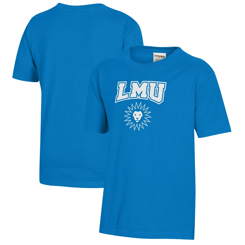 Youth Royal Loyola Marymount Lions Logo Comfort Wash T-Shirt