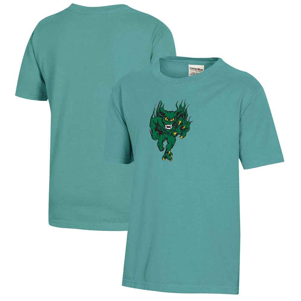 Youth Green McDaniel Terror Logo Comfort Wash T-Shirt