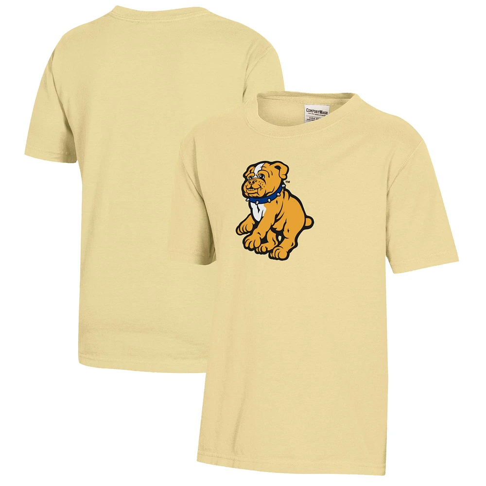 Youth Gold North Carolina A&T Aggies Logo Comfort Wash T-Shirt