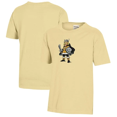 Youth  Gold Northern Kentucky University Norse Logo Comfort Wash T-Shirt