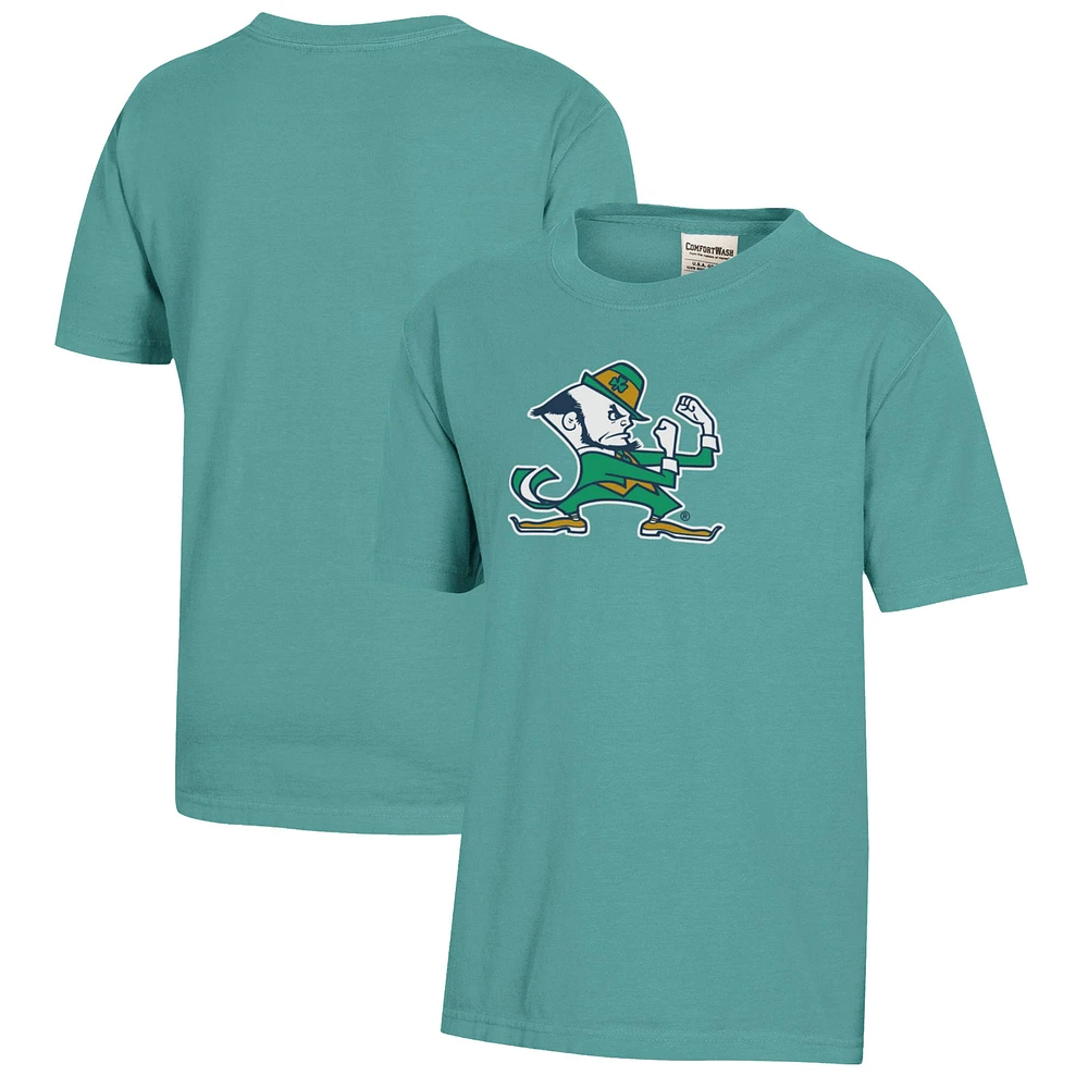 Youth Green Notre Dame Fighting Irish Logo Comfort Wash T-Shirt