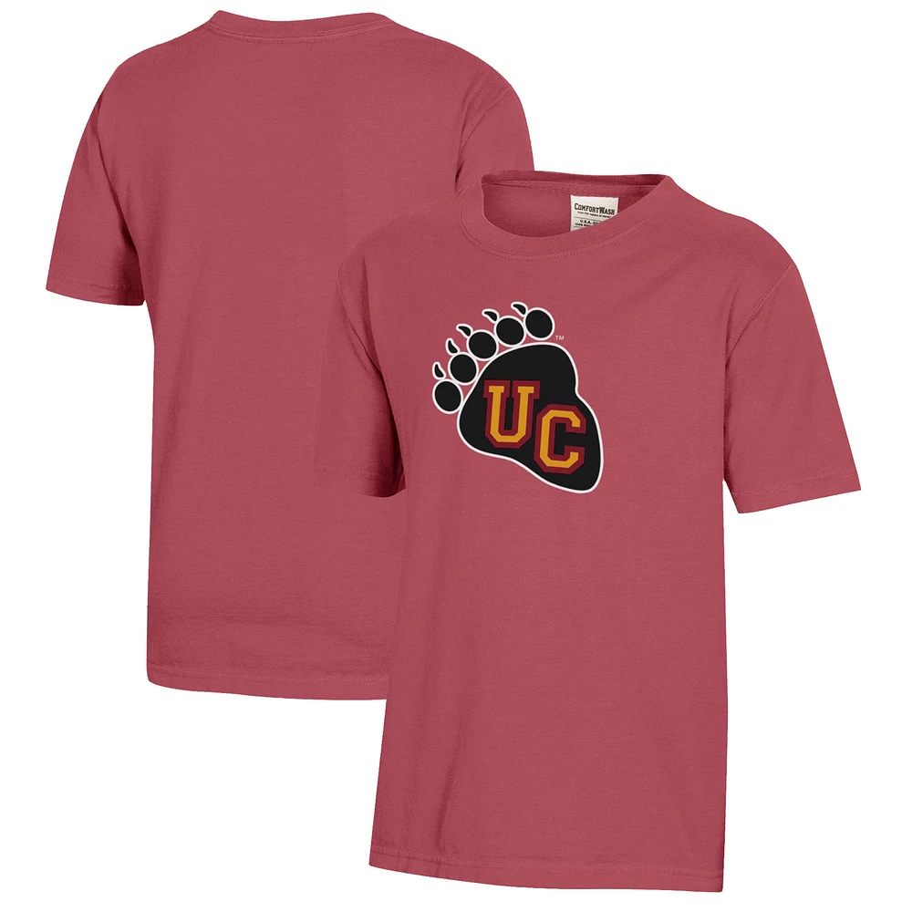 Youth Crimson Ursinus Bears Logo Comfort Wash T-Shirt