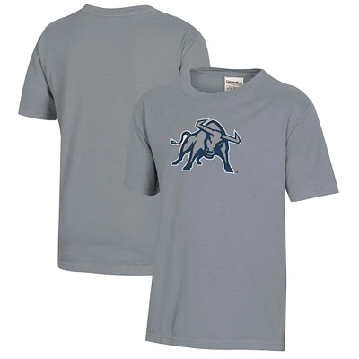 Youth  Gray Utah State Aggies Logo Comfort Wash T-Shirt