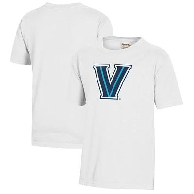 Youth White Villanova Wildcats Logo Comfort Wash T-Shirt